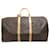 Louis Vuitton Keepall 55 Marrom Lona  ref.1428857