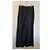 Chanel Pantalones Anchos Negros de Algodón Perforados - vista 13