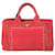 Tote Prada Canapa Toile Rouge  ref.1428995