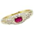 & Other Stories K18YG Yellow Gold Ruby 0.38ct Diamond 0.25ct Ring in Excellent Condition Golden Metal  ref.1429114