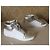Sneakers Chanel in pelle bianca Bianco - vista 4