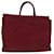 PRADA Bolso de mano de nailon rojo Auth bs15270 Roja Nylon  ref.1429427