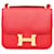 Hermès Constance III Mini Tasche Rot Leder  ref.1429506