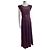 Jenny Packham Burgunderfarbenes Abendkleid mit Strassverzierungen Lila