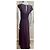 Jenny Packham Burgunderfarbenes Abendkleid mit Strassverzierungen Lila - Ansicht 4