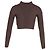 Maglione Corto Jacquemus La Maille Bormio in Lana Marrone - vista 3