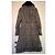 Abrigo de lana Louis Vuitton con cuello de piel desmontable Gris 40FR - vista 12