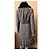 Abrigo de lana Louis Vuitton con cuello de piel desmontable Gris 40FR - vista 4