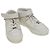 LOUIS VUITTON Sneakers Leder Weiß LV Auth kk232