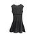 Alaïa Alaia Schwarz-Weiß Strick Skaterkleid - Ansicht 4