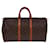 Louis Vuitton Keepall 50 Brown Cloth  ref.1430881