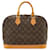 Louis Vuitton Alma Brown Cloth  ref.1431050