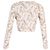 Beige Wolle Cropped Paisley Cardigan von Etro - Ansicht 3