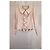 Valentino Garavani Ruffle Front Jacket in Beige Wool - view 4