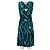 Vestido envolvente Diane von Furstenberg en seda verde Azul Azul claro - vista 7
