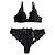 Autre Marque Darjeeling Spitzen Set Schwarz BH und String
