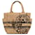 Sac Catherine en jute marron petit de Dior Beige  ref.1431694