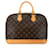 Louis Vuitton Brown Monogram Alma PM Leather Cloth  ref.1431715