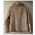 Prada Lammfelljacke mit Fuchsfellkragen beige - Ansicht 12