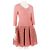 Alaïa Luxuriöses Skaterkleid Alaia Pink - Ansicht 2
