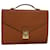 LOUIS VUITTON Epi Porte Documents Bandoulière Marron M54468 LV Auth th5027 Cuir  ref.1431860