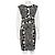 Diane Von Furstenberg DvF Stirling Seidenjersey-Kleid mit Pfauenmuster Mehrfarben