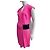 Diane Von Furstenberg Vestido envolvente Folie DvF de crepé de seda Negro Rosa