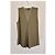 Top sin mangas V-Neck Theory en seda verde - vista 4