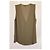 Top sin mangas V-Neck Theory en seda verde - vista 6