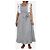 Stella Nova Vestido midi envolvente de cuadros negros - talla UK 12