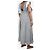 Stella Nova Vestido midi envolvente de cuadros negros - talla UK 12 - vista 2