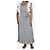 Stella Nova Vestido midi envolvente de cuadros negros - talla UK 12 - vista 3