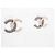 ORECCHINI CHANEL LOGO CC BICOLOR METALLO NERO E ORO D'oro - vista 3