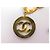 CHANEL GÜRTEL RINGE MEDAILLON LOGO CC 65 BIS 80 CM GOLDMETALL EMAILLE GÜRTEL Golden - Ansicht 5