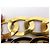 CHANEL GÜRTEL RINGE MEDAILLON LOGO CC 65 BIS 80 CM GOLDMETALL EMAILLE GÜRTEL Golden - Ansicht 9