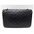 BORSA CHANEL 2.55 MAXI JUMBO IN PELLE QUILTED NERA Nero - vista 2