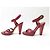 SANDALI CON TACCO GUCCI 36.5 IN CUOIO MONOGRAMMA GUCCISSIMA ROSSO - vista 2