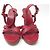 SANDALI CON TACCO GUCCI 36.5 IN CUOIO MONOGRAMMA GUCCISSIMA ROSSO - vista 4
