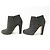 ZAPATOS CHANEL BOTINES DE TACÓN G29928 39 EN SEDA GRIS - vista 2