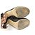 ZAPATOS CHANEL BOTINES DE TACÓN G29928 39 EN SEDA GRIS - vista 6