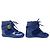 NEUE LOUIS VUITTON POSTMARK 38.5 KALBS- UND PYTHON-WEDGE-SNEAKERS Blau - Ansicht 3