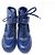 NEUE LOUIS VUITTON POSTMARK 38.5 KALBS- UND PYTHON-WEDGE-SNEAKERS Blau - Ansicht 8