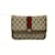 Gucci GG Canvas Web Crossbody Bag  Canvas Crossbody Bag in Very Good Condition Brown Cloth  ref.1432539