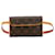 Louis Vuitton Monogram Pochette Florentine Waist Bag M51855 Brown PVC Leather in Very Good Condition Plastic  ref.1432581