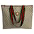 Bolsa tote Gucci Gucci Plus em lona 34929 em muito bom estado Marrom  ref.1432618