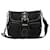 Bolsa de ombro de nylon de couro Saffiano da Prada, bolsa de ombro de couro 47894 em muito bom estado Preto  ref.1432636