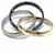 Cartier Classic Trinity Ring - Three Color Band Ring for Women White gold Yellow gold Ceramic  ref.1432819