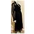 Diane Von Furstenberg Robe en chiffon crêpon effet wrap DvF Noir - vue 2