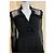 Diane Von Furstenberg Robe en chiffon crêpon effet wrap DvF Noir - vue 4