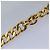 Cintura a catena CHANEL metallo 31.1""" Oro Nero CC Auth bs14988 D'oro - vista 4